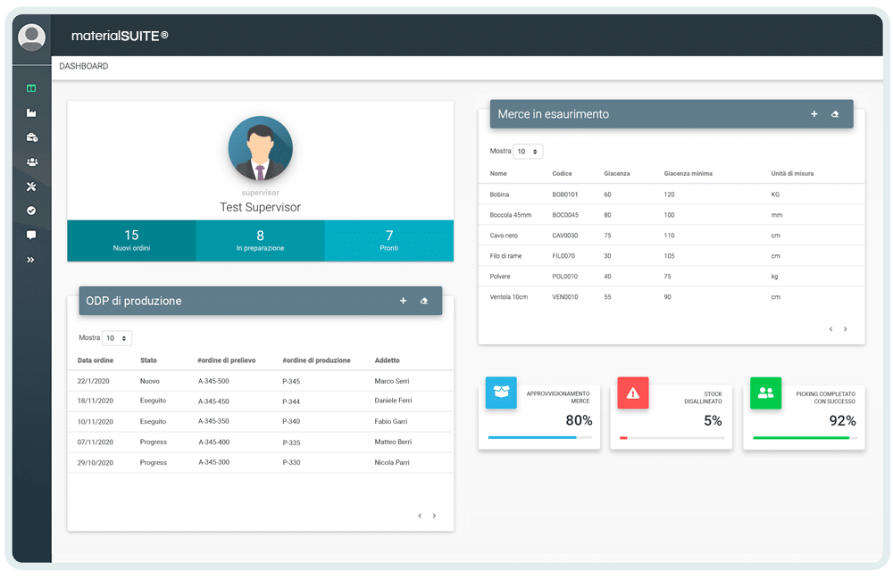 wms software Gestione magazzino