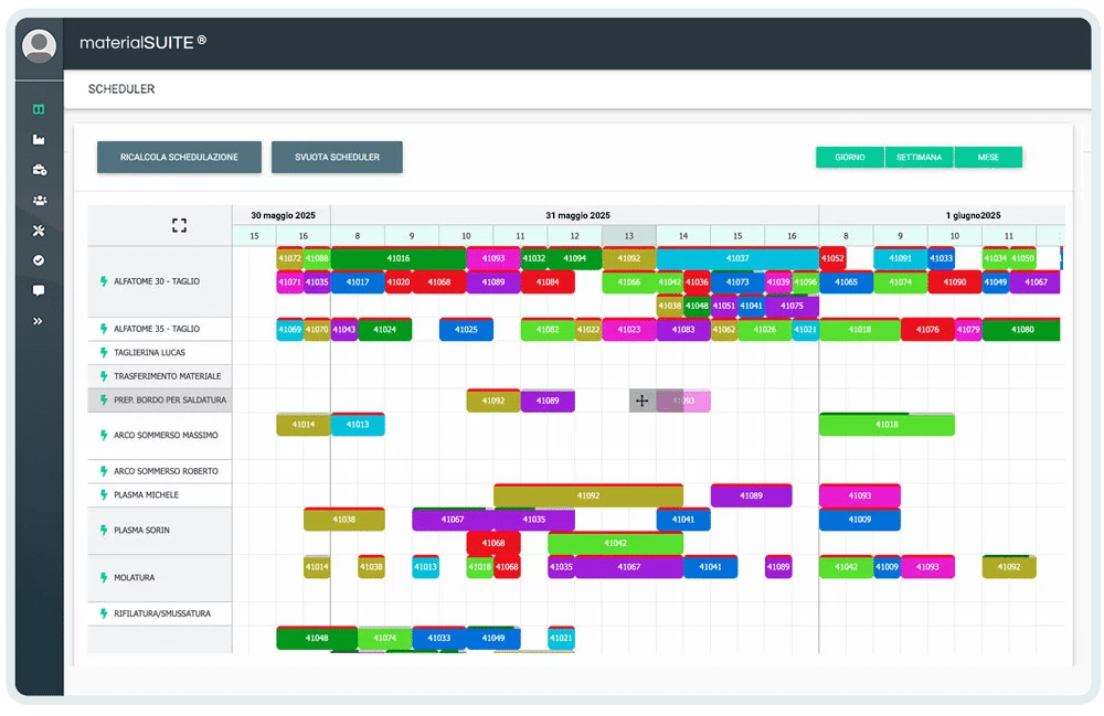 schedulatore produzione logikamente