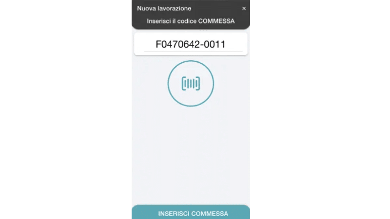 codice commessa monitoraggio tempi della manodopera